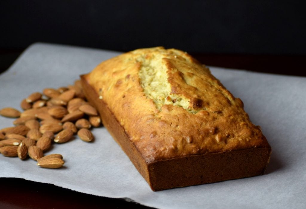 Chopped Almond Banana Bread Delicious by Design