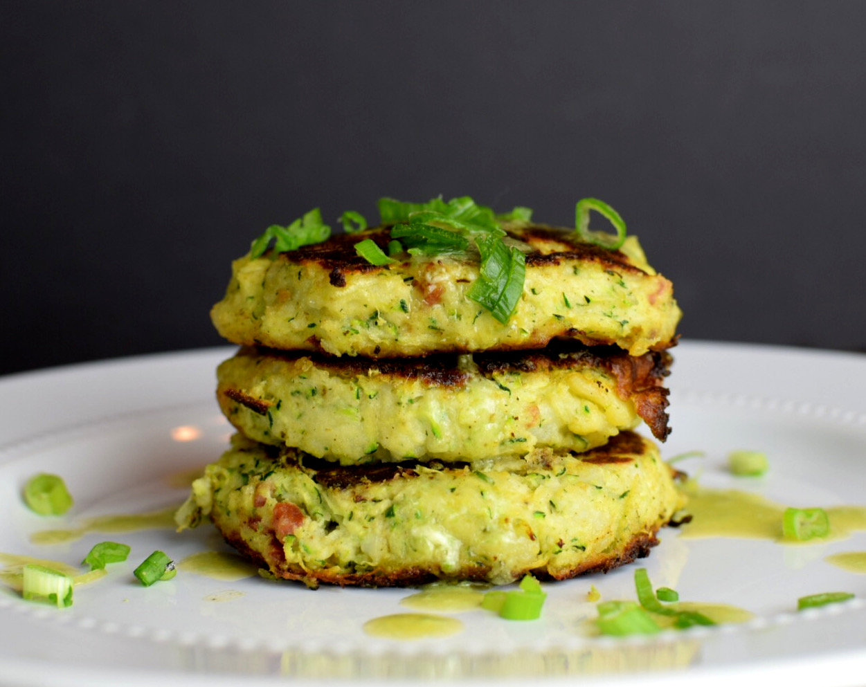 Loaded Zucchini Fritters
