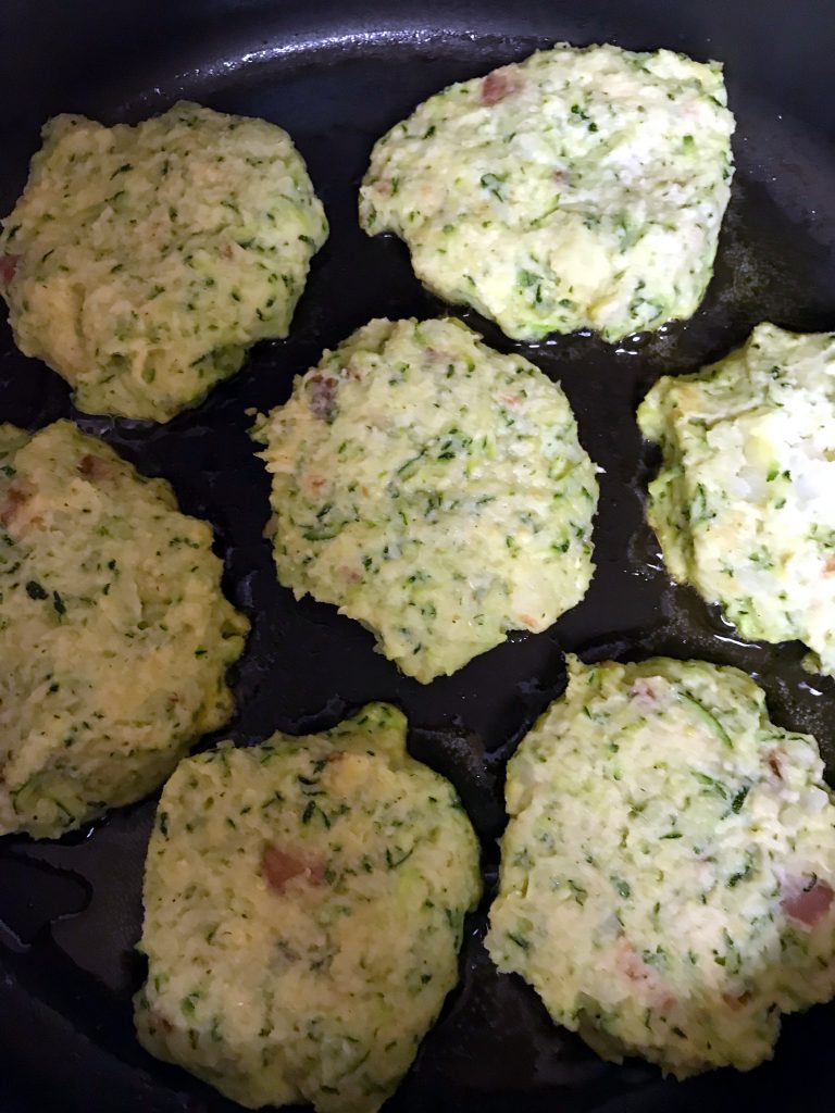 fried zucchini fritters