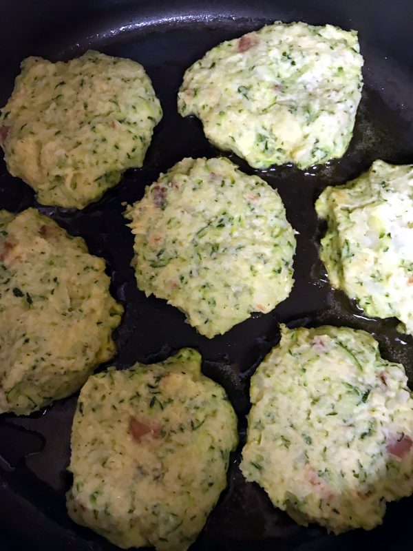 fried zucchini fritters