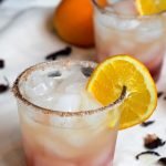 close up hibiscus margarita
