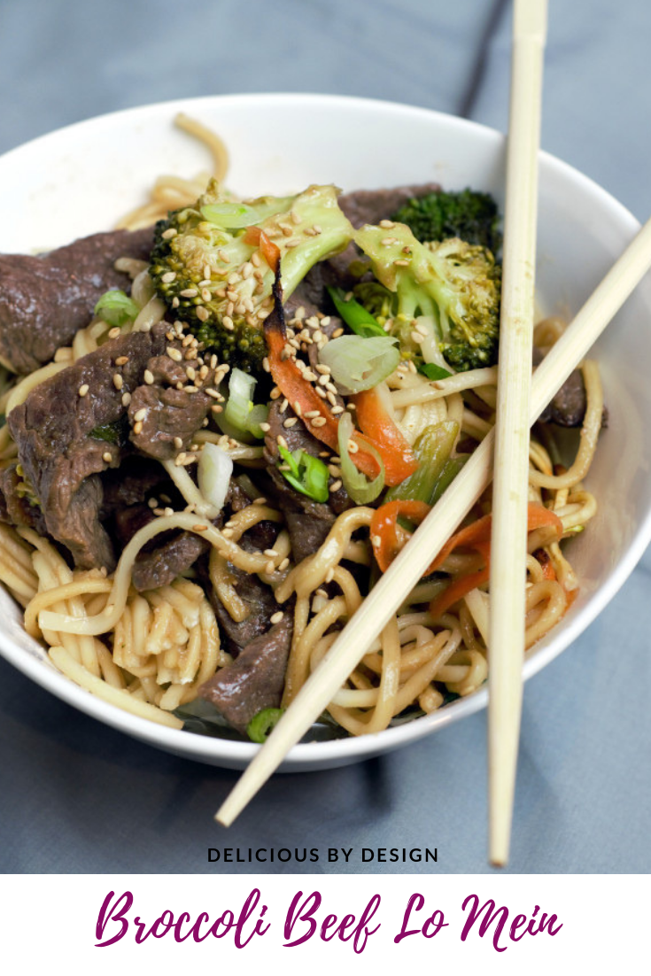 Broccoli Beef Lo Mein Sheet Pan Dinner Delicious by Design