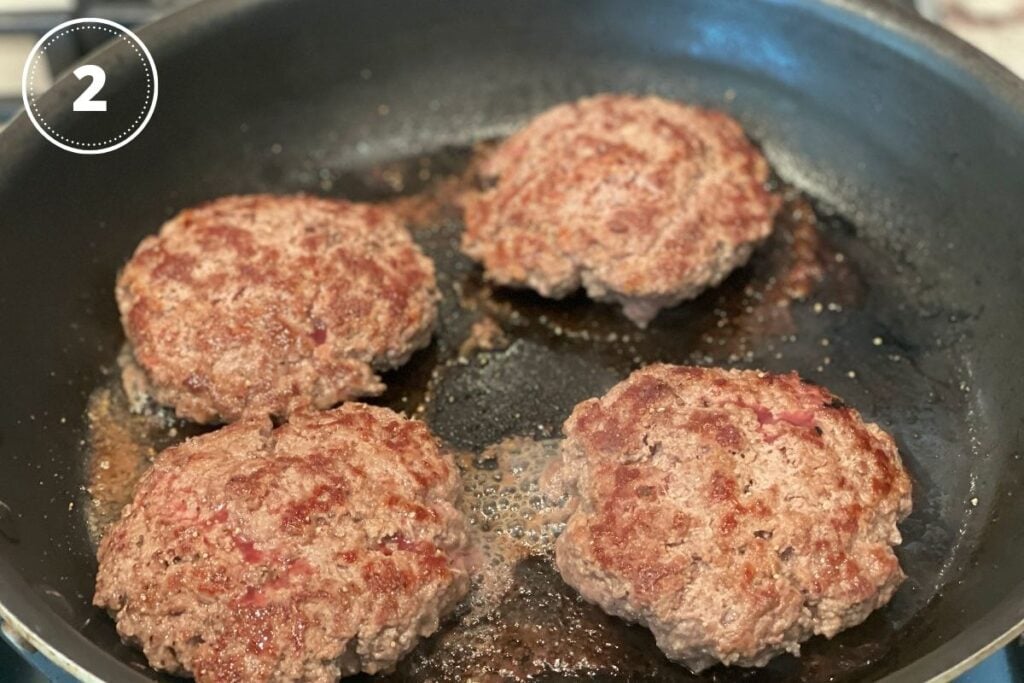 Peanut Butter Burger process