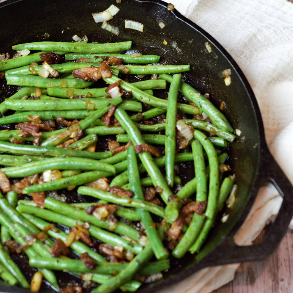 Southern Green Beans with Bacon Delicious by Design