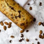 banana bread with almonds pin