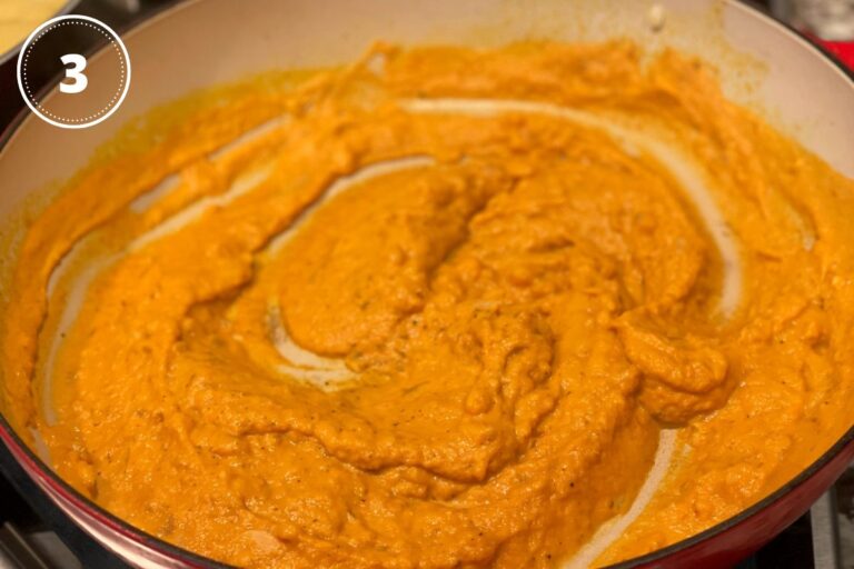 Pumpkin Pasta with Toasted Breadcrumb Topping Delicious by Design