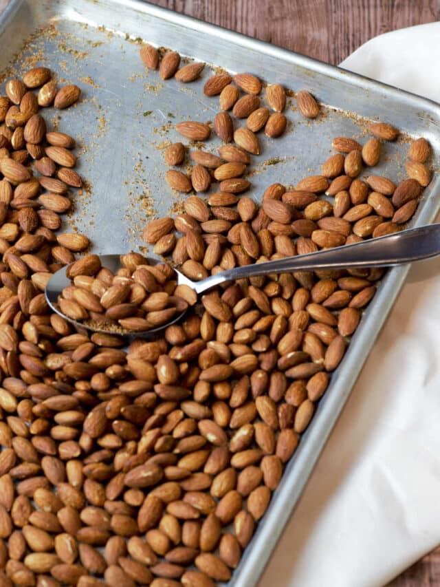 Roasted Almonds with Barbecue Seasoning Delicious by Design