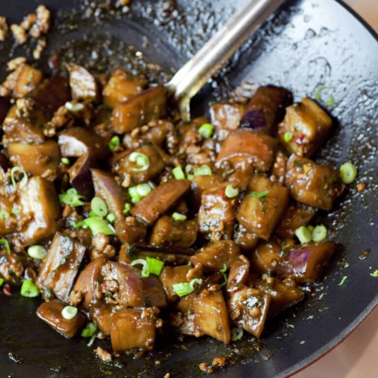 Chinese Eggplant with Spicy Garlic Sauce Delicious by Design