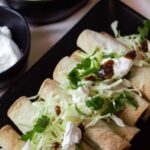 easy air fryer taquitos pinterest image