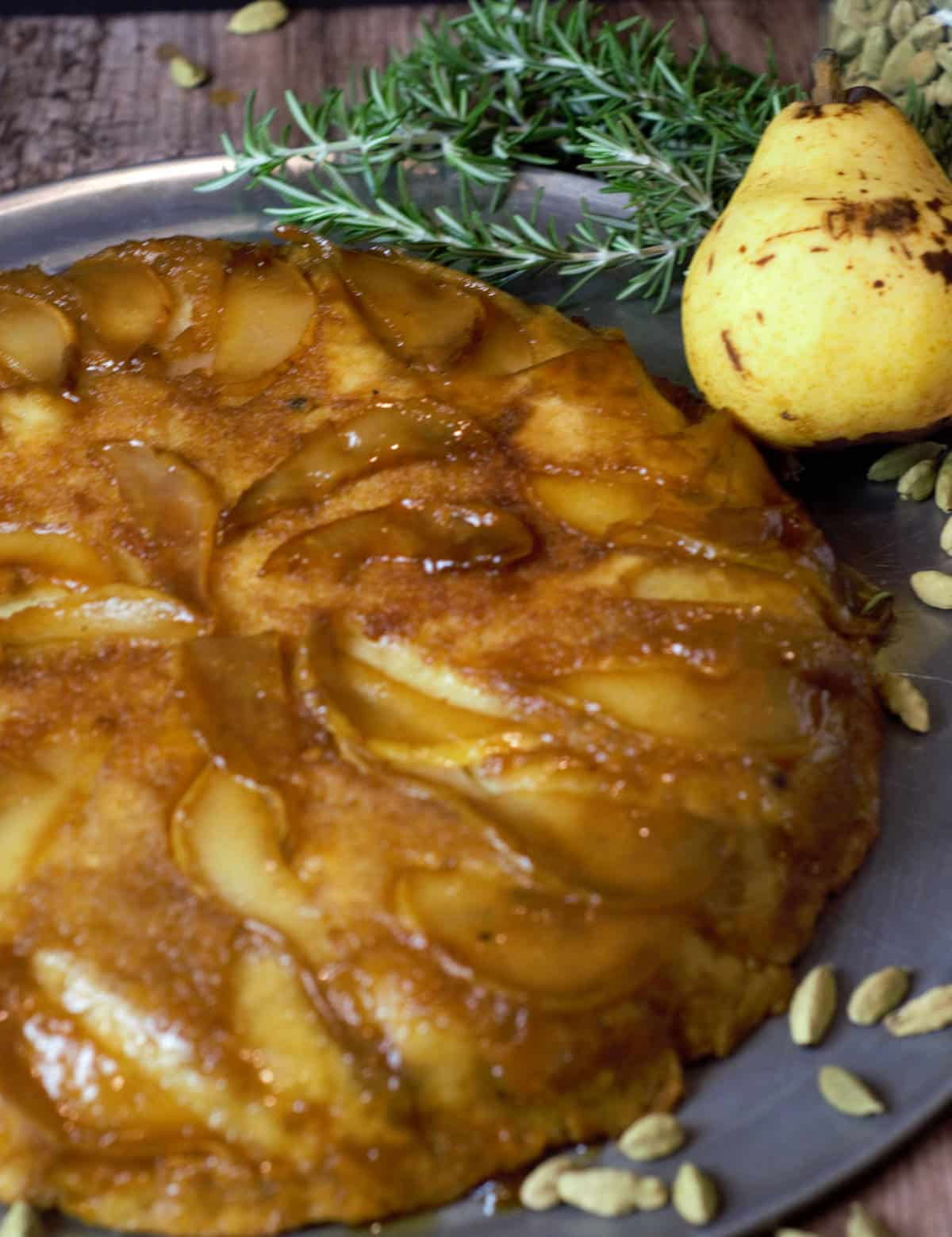 hero image 1 upside-down cake pears