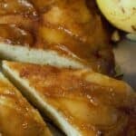 pear upside down cake pin image
