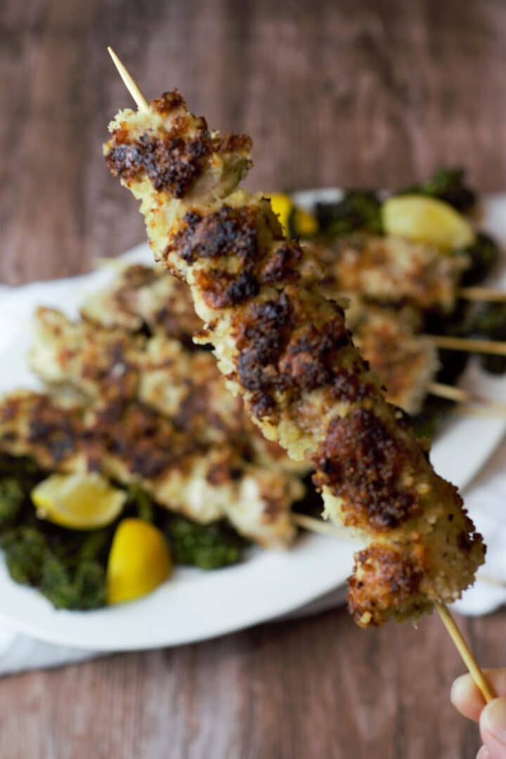 Chicken Spiedini with Lemon Butter Finishing Sauce - Delicious by Design