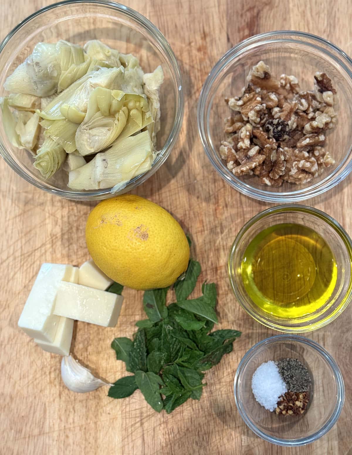artichoke pesto ingredients