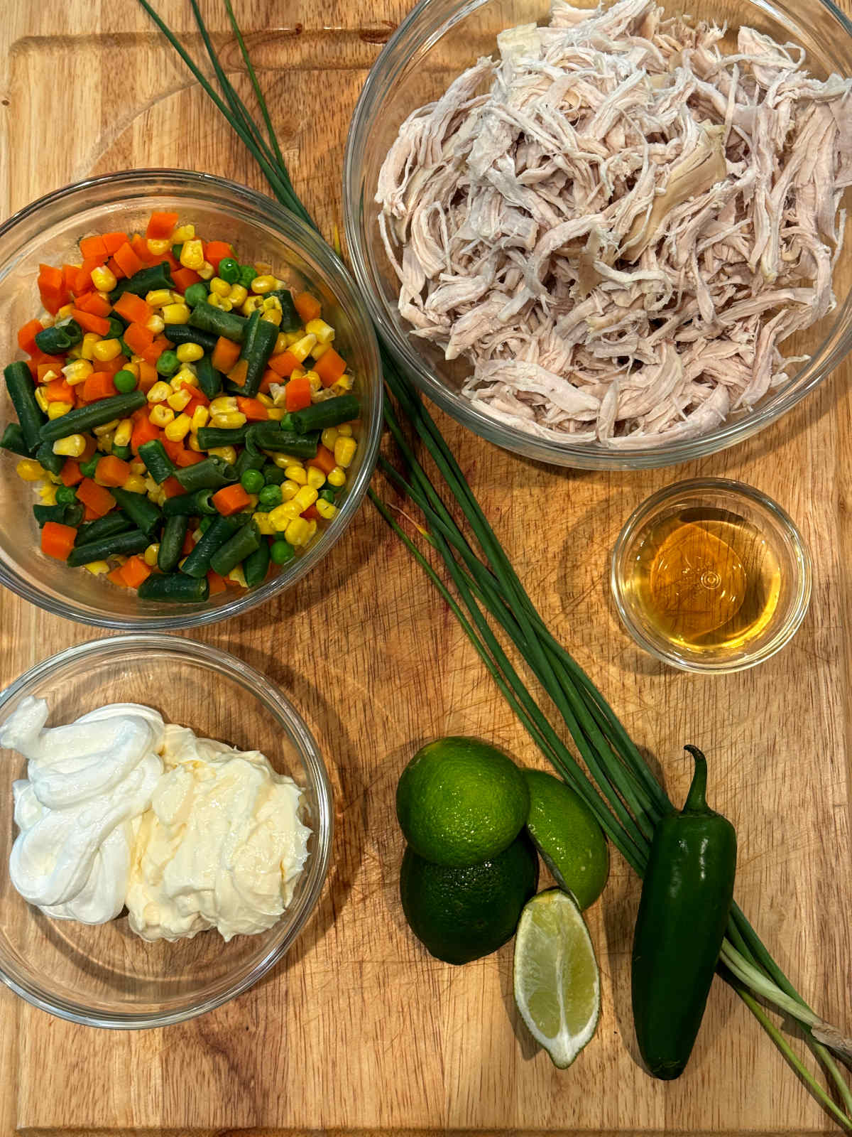 ingredients for mexican chicken salad