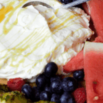 pinterest image cream cheese fruit dip