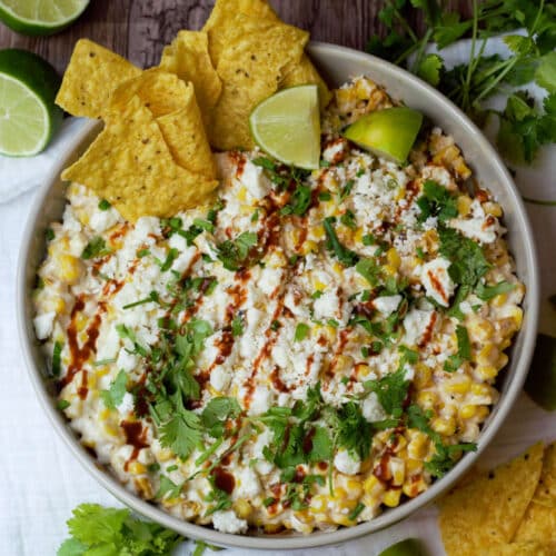 featured image Mexican Street Corn Dip