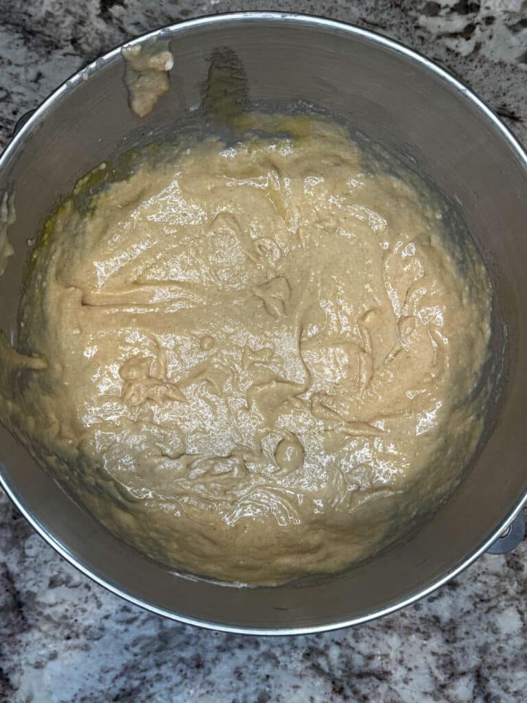 apple cake batter