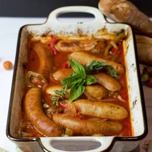 featured image oven baked sausage
